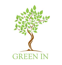 green in logo